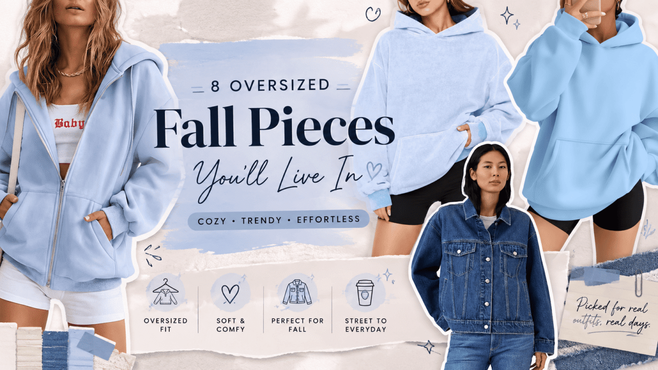 8 Oversized Fall Pieces That Make Comfort Look Effortless