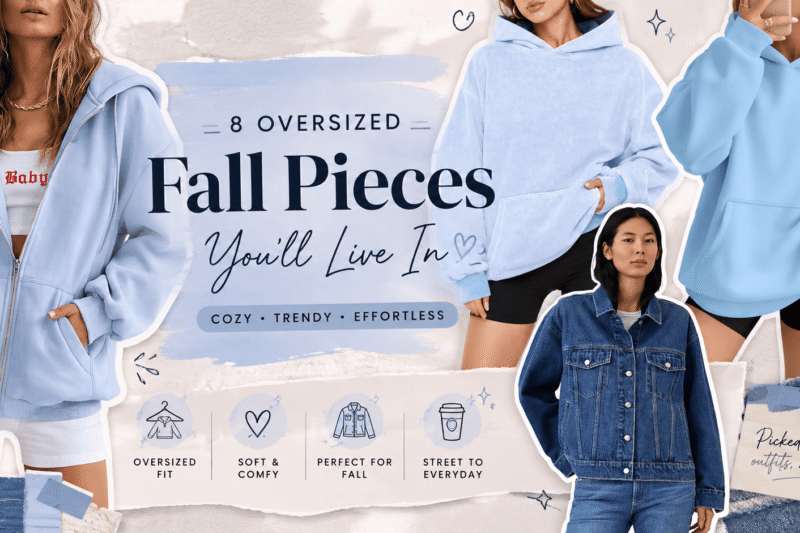 8 Oversized Fall Pieces That Make Comfort Look Effortless